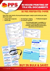 Pre Perforated paper-Travel document examples